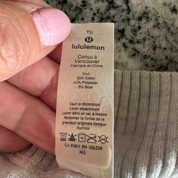 Lululemon Forward Flow Poncho Heathered core ultra light grey - Picture 11 of 11